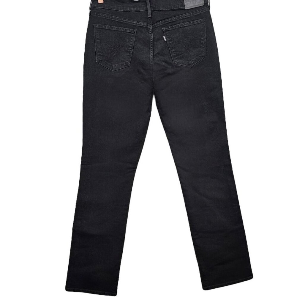 Levi's Mens 30 Black 505 Straight Leg Jeans - Picture 3 of 13